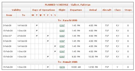 The shortest time duration is 6h 40m. . Pia flight schedule